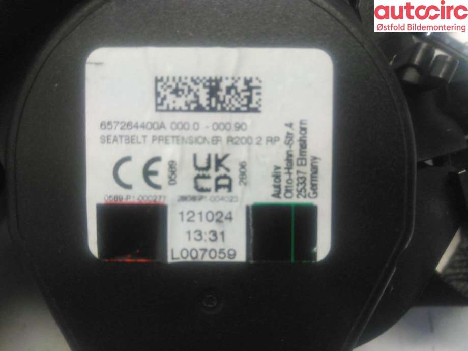 Airbag beltestrammer til Tesla Model Y 2021-2024 (Type I) (TESLA|)