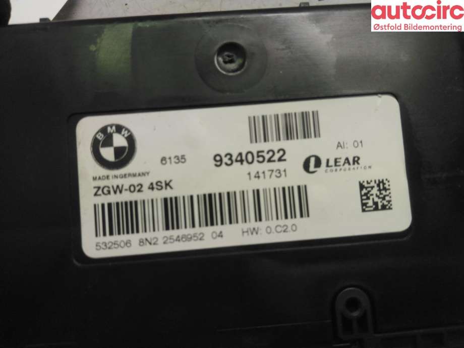 Styreenhet klima/aircondition til BMW 5-Serie 2010-2017 (F10/F11) (F10/F11) (BMW|61 35 9 393 659|)