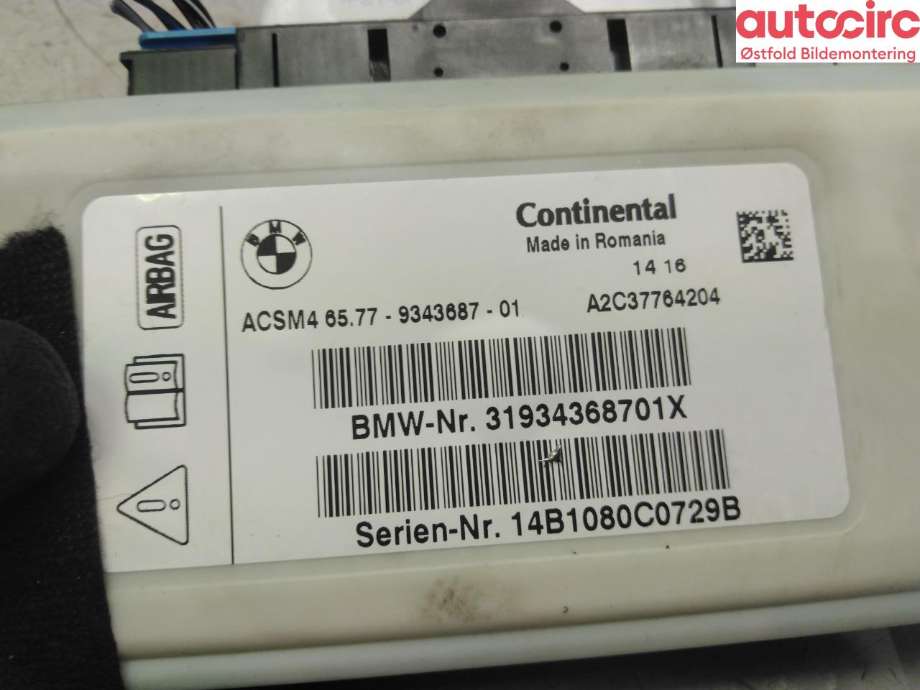 Styreenhet diverse til BMW 5-Serie 2010-2017 (F10/F11) (F10/F11) (BMW|65 77 7 911 607||A2C37764204)