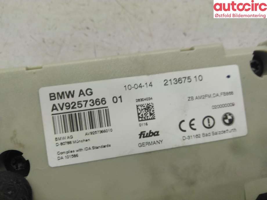 Styreenhet diverse til BMW 5-Serie 2010-2017 (F10/F11) (F10/F11) (BMW|65 20 9 346 799||21367510)