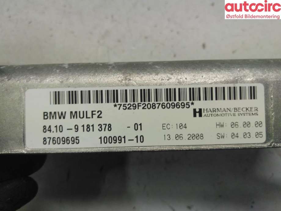 Styreenhet bluetooth til BMW 3-Serie 2005-2011 (E90/E91/E92/E93) (E90/E91/E92/E93) (BMW|84109181378|)