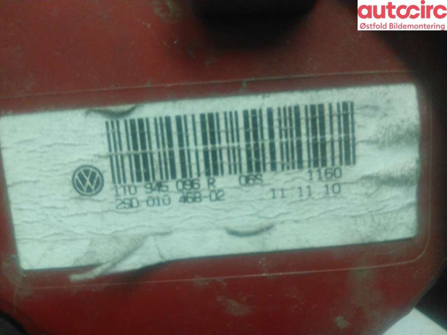Baklykt høyre til VW Touran 2010-2015 (Type I, Fase 3) (VOLKSWAGEN|1T0 945 096 R|)
