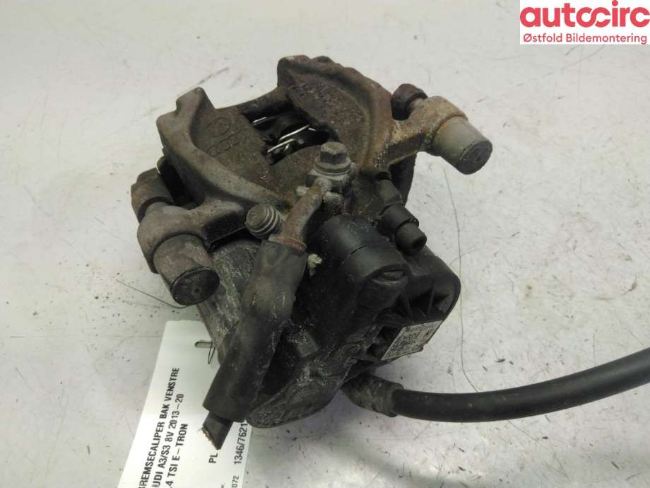 Bremsecaliper venstre bak til Audi A3 2016-2020 (Type III, Fase 2)  (AUDI|8V0 615 423 D|)
