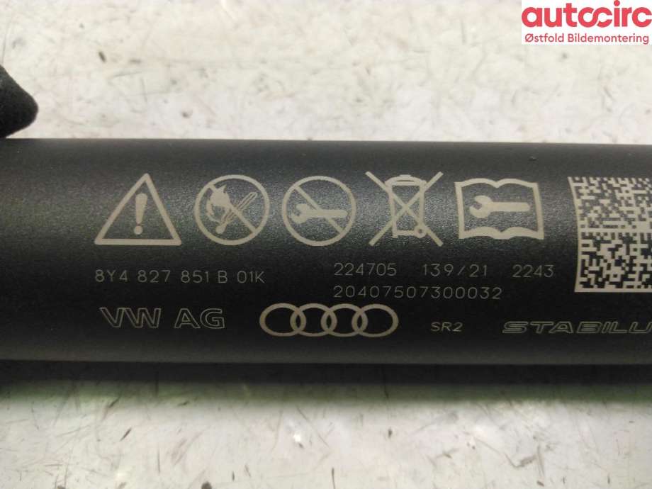 Baklukeåpner motor til Audi A3 2020-->> (Type IV)  (AUDI|8Y4 827 851 B|)