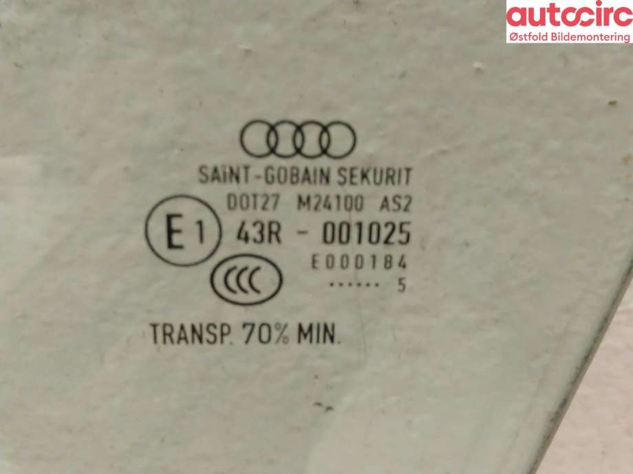Siderute venstre foran til Audi A3 2012-2016 (Type III, Fase 1)  (AUDI|8V4 845 201 A|)
