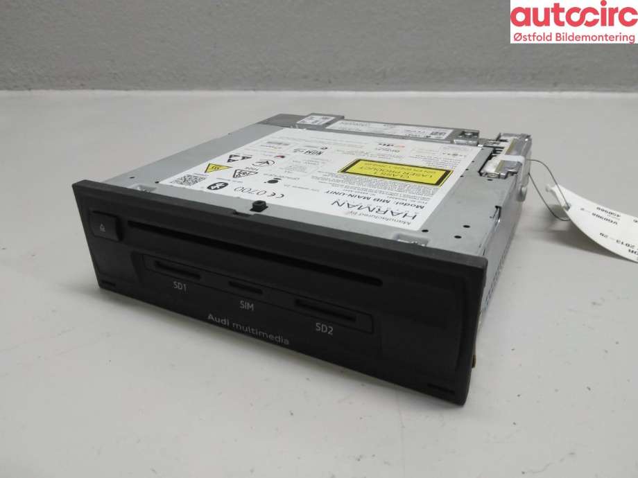 Bilstereo navigasjon til Audi A3 2012-2016 (Type III, Fase 1) (AUDI|8V0 035 036 C|)