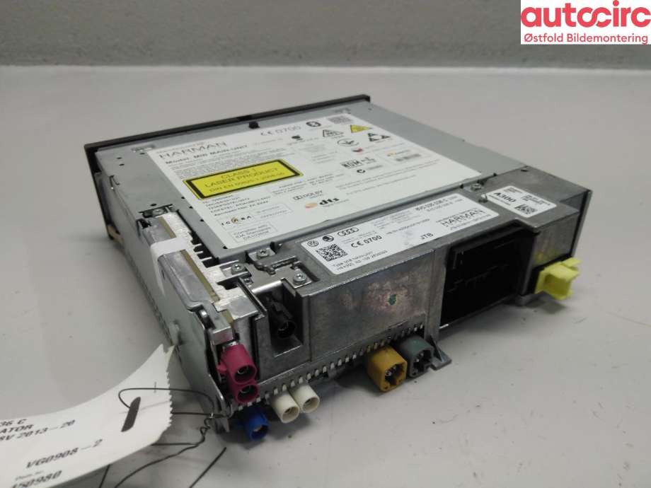 Bilstereo navigasjon til Audi A3 2012-2016 (Type III, Fase 1) (AUDI|8V0 035 036 C|)