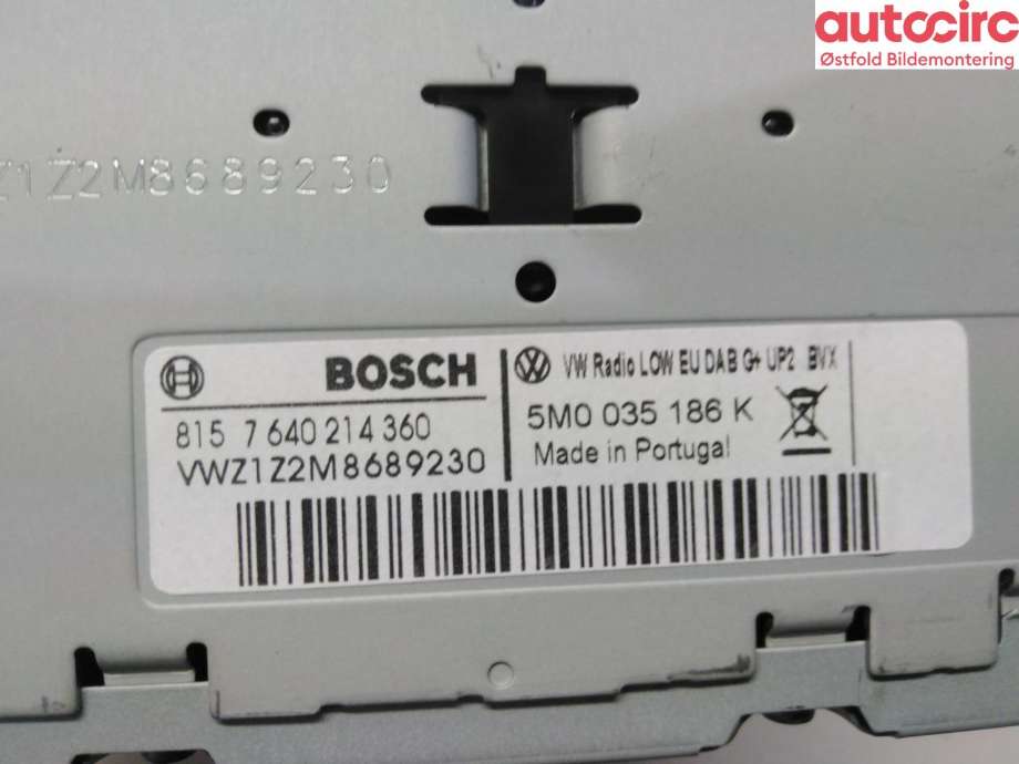 Bilstereo navigasjon til VW Sharan 2010-->> (Type II)  (VOLKSWAGEN|1T0 057 680 D|)
