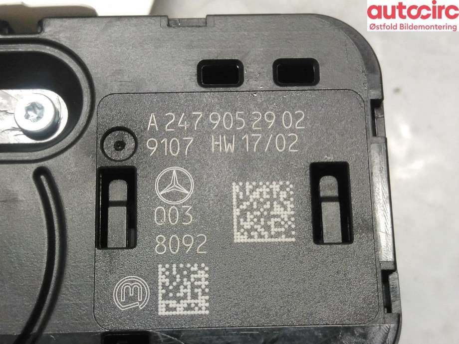 Bryter lys til Mercedes A-Klasse 2018-->> (W177) (W177) (MERCEDES|A 247 905 29 02|)