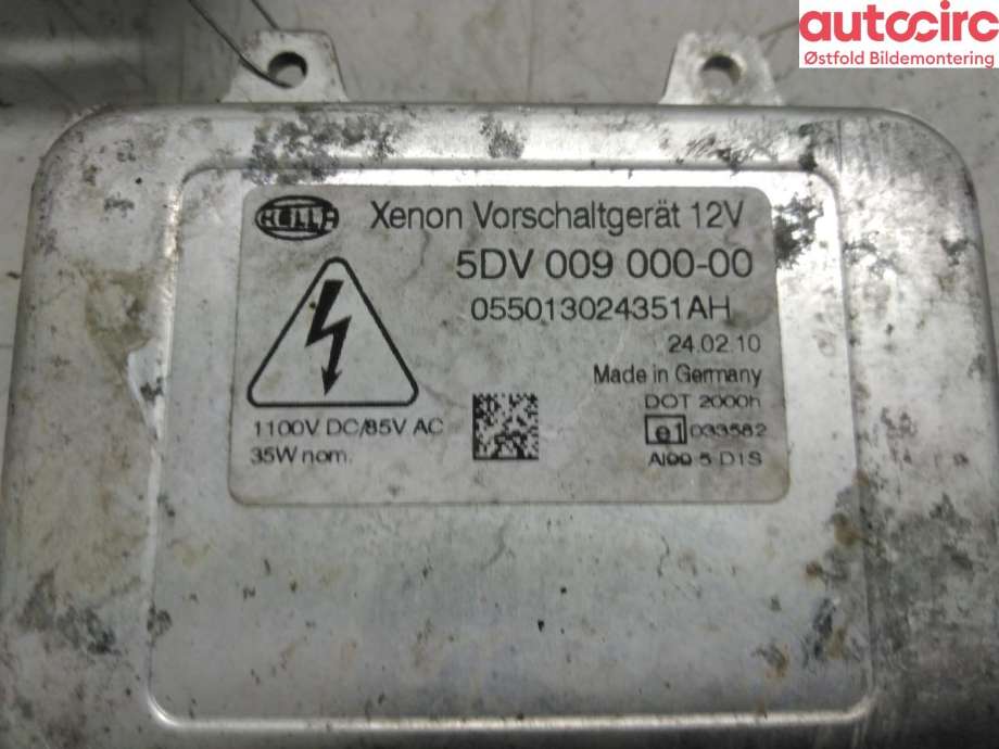 Styreenhet xenon/ballast til BMW 5-Serie 2003-2010 (E60/E61) (E60/E61) (BMW|63 12 6 937 223|)