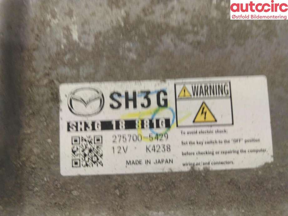 Styreenhet motor til Mazda CX-5 2012-2017 (Type I)  (MAZDA|SH3G18881G|)