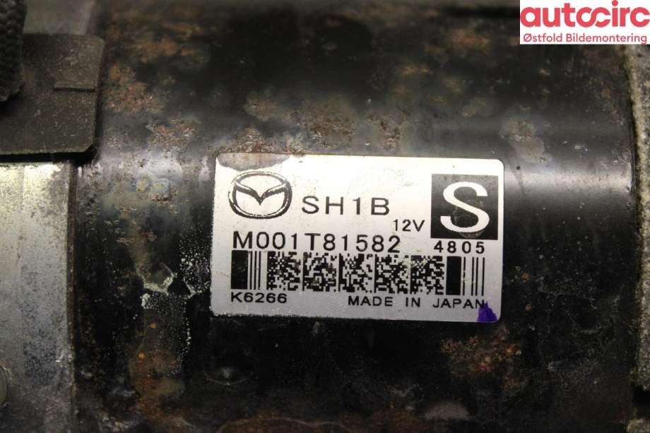 Starter diesel til Mazda CX-5 2012-2017 (Type I)  (MAZDA|SH1B18400|)