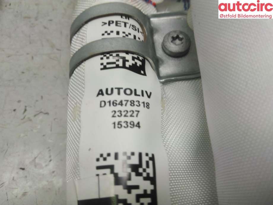 Airbag gardin venstre til Mercedes Citan 2021-->> (W420) (W420) (MERCEDES|A 420 860 26 00|)