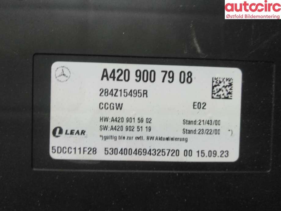 Styreenhet diverse til Mercedes Citan 2021-->> (W420) (W420) (MERCEDES||A4209007908)
