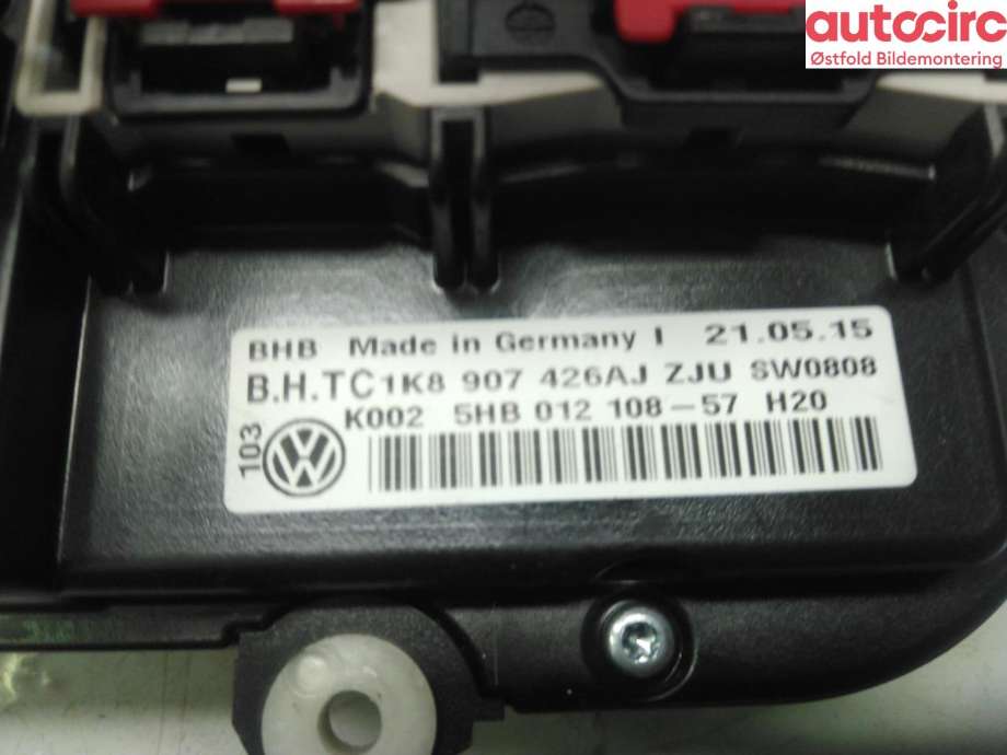 Varmeapparat betjening til VW Caddy 2015-2020 (Type III, Fase 3)  (VOLKSWAGEN|1K8 907 426 BA|)
