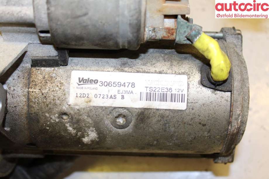 Starter diesel til Volvo V70 2007-2013 (Type III, Fase 1)  (VOLVO|36001519|)