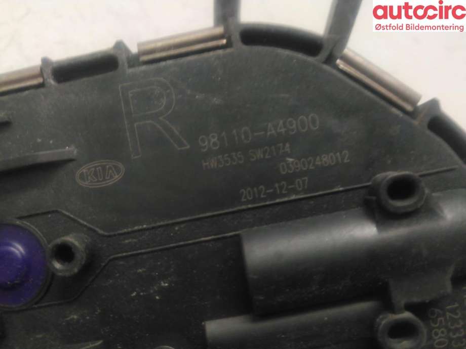 Viskermotor frontrute til Kia Carens 2013-2018 Type III  (KIA|98100A4900|)