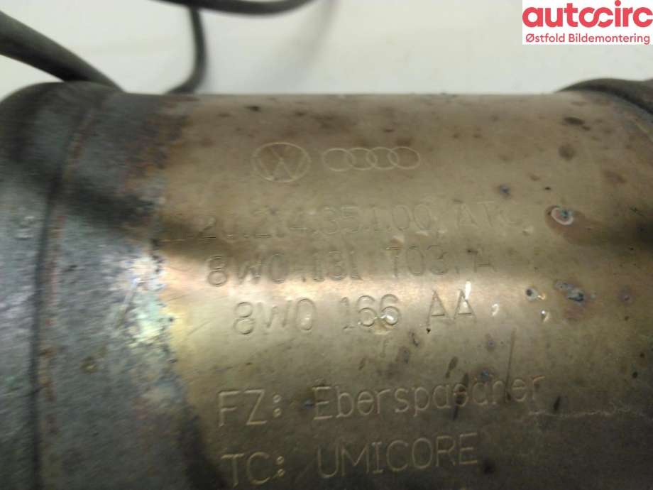 Katalysator til Audi A4 2015-2019 (Type V, Fase 1) (B9) (B9) (AUDI|8W0 254 252 FX|)