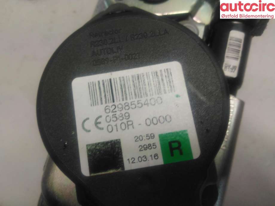 Airbag beltestrammer til Audi A4 2015-2019 (Type V, Fase 1) (B9) (B9) (AUDI|8W0 857 706 A|)