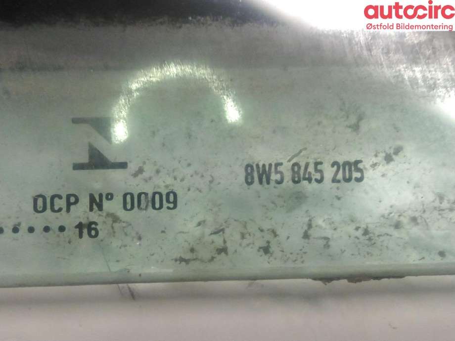 Siderute venstre bak til Audi A4 2015-2019 (Type V, Fase 1) (B9) (B9) (AUDI|8W5 845 205|)