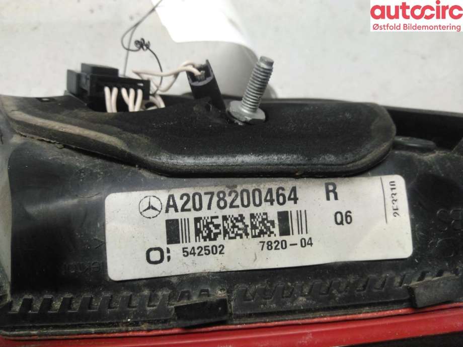 Baklykt høyre indre til Mercedes E-Klasse, Coupe/Cab 2009-2013 (Fase 1) (C207) (C207) (MERCEDES|A 207 820 04 64|)