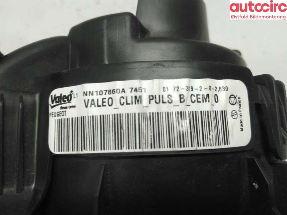 Varmeapparat motor til Peugeot 508 2011-2014 (Type I, Fase 1)  (PEUGEOT|6441 EW|)