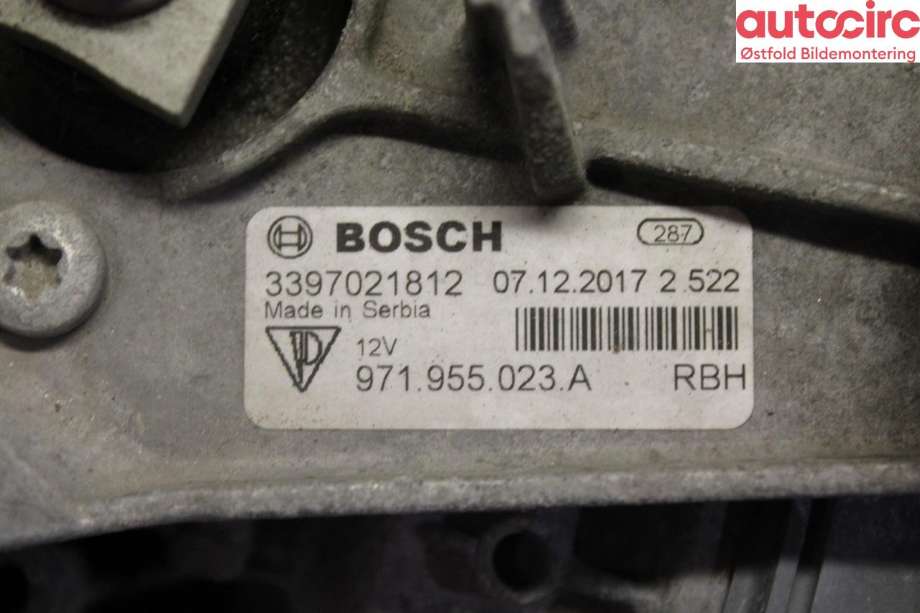 Viskeroverføring til Porsche Panamera 2017-->> (Type II) (971) (971) (PORSCHE|971 955 023 A|)