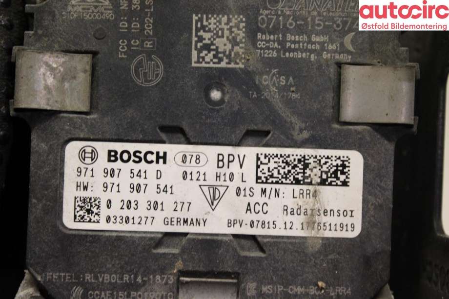 Sensor radar til Porsche Panamera 2017-->> (Type II) (971) (971) (PORSCHE|971 907 541 J|)