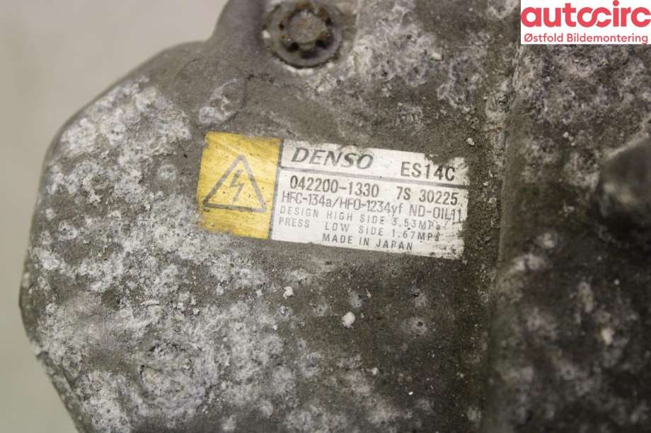 Aircondition kompressor til Toyota Auris 2015-2019 (Type II, Fase 2)  (TOYOTA|8837047033|)