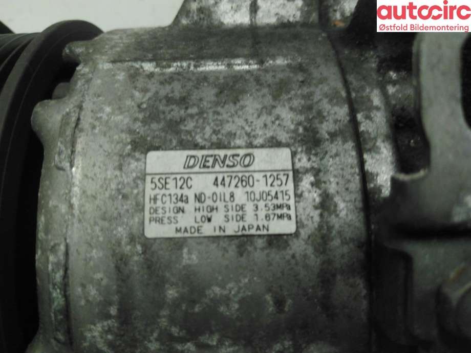 Aircondition kompressor til Toyota RAV4 2006-2009 (Type III, Fase 1)  (TOYOTA|8831042250|)