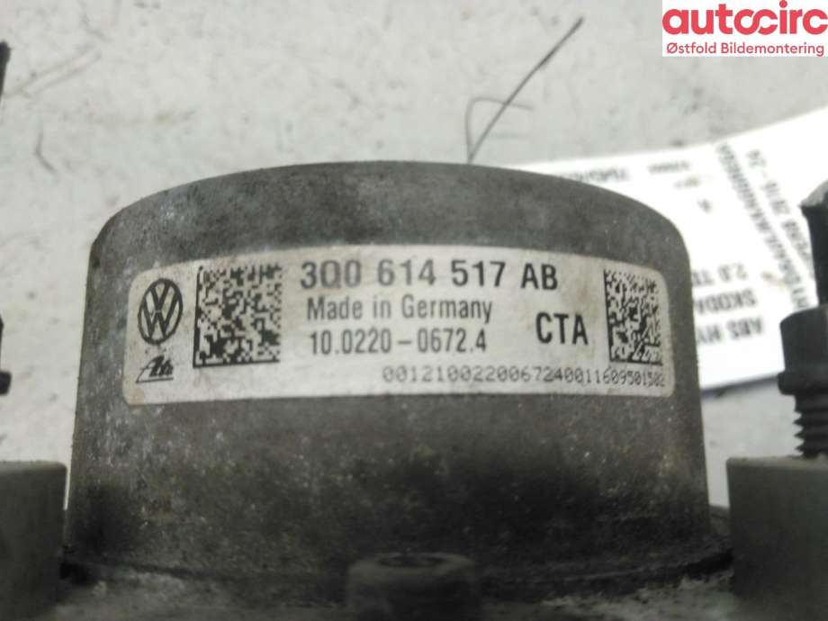 ABS sentral til Škoda Superb 2015-->> (Type III)  (SKODA|3Q0 614 517 AB|)