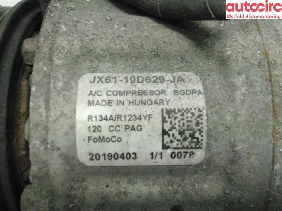 Aircondition kompressor til Ford Transit Connect 2018-->> Type II, Fase 2  (FORD|2634805|)