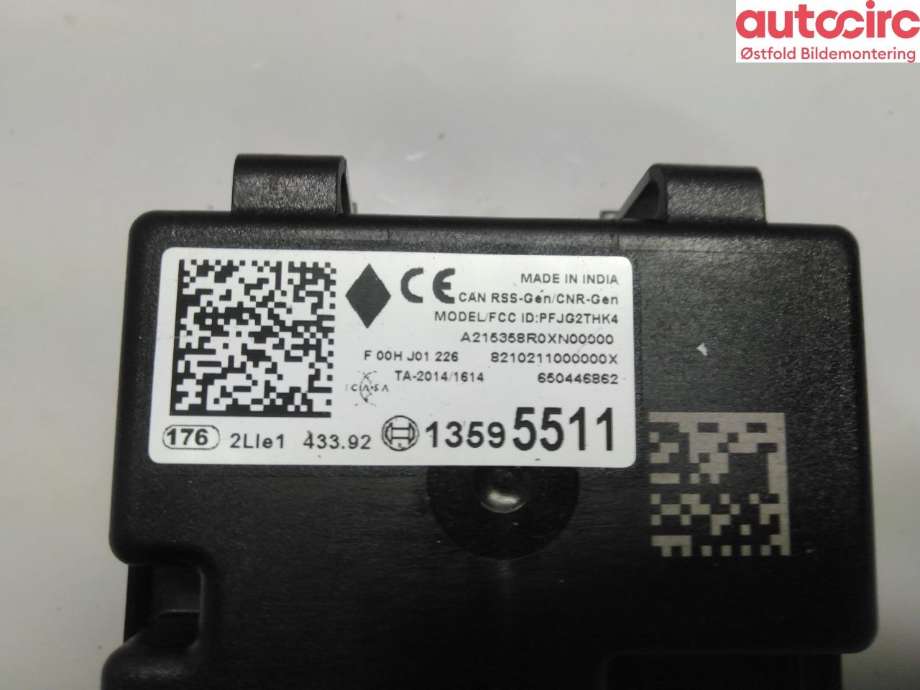 Styreenhet nøkkelfri/keyless til Opel Astra K 2015-->>  (OPEL|13595511|)