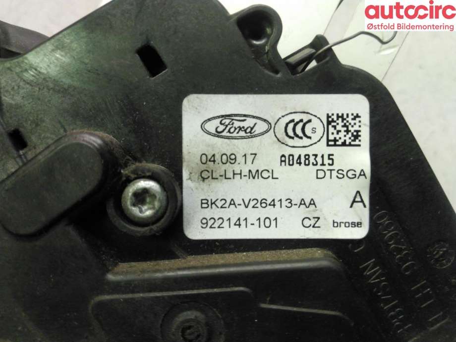 Låsekasse venstre til Ford Transit Custom 2013-2023 (Type I)  (FORD|2213183|)