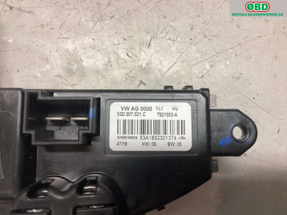 Varmeapparat motstand til Audi A1 2018-->> (Type II)  (AUDI|5Q0 907 521 C|)