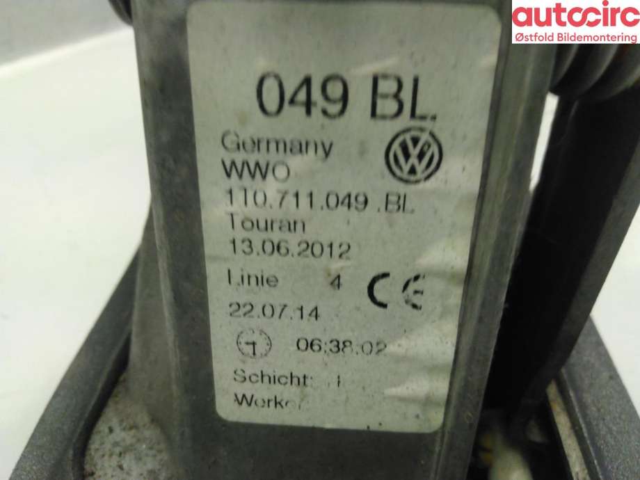 Girstang manuell til VW Caddy 2010-2015 (Type III, Fase 2)  (VOLKSWAGEN|1K0 711 050 A|)