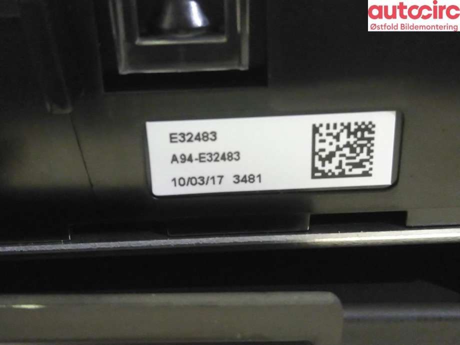 Instrument kjørecomputer til Renault Megane 2016-->> Type IV (RENAULT|280909833R|)
