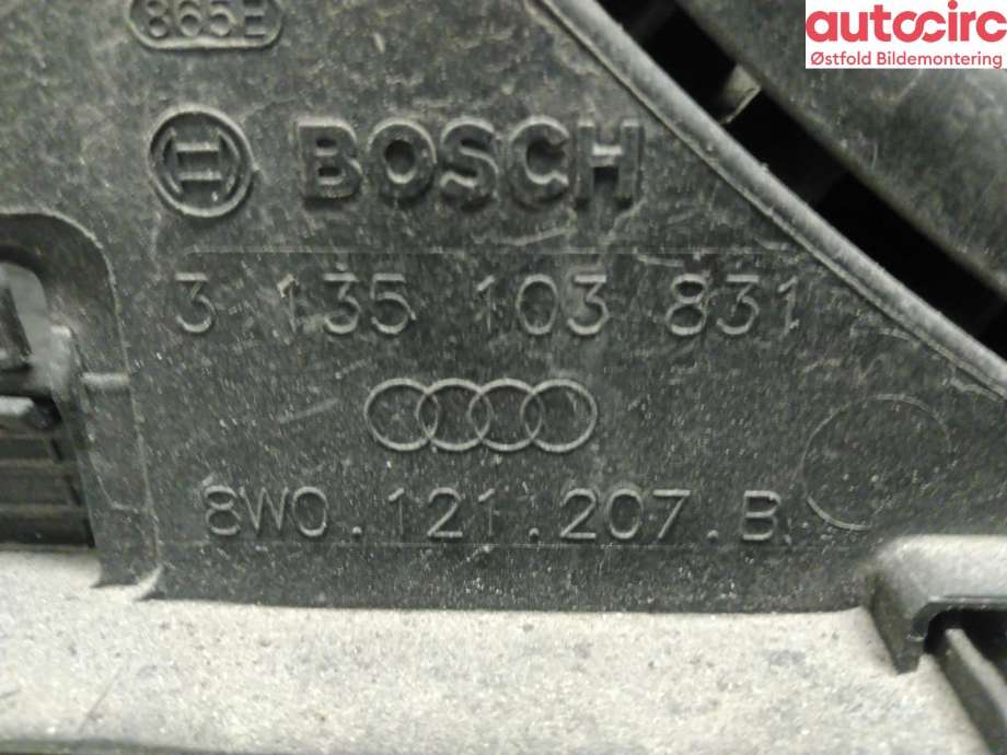 Kjølevifte til Audi e-tron 2018-->>  (AUDI|8W0 121 207 B|8W0 959 455 M|)