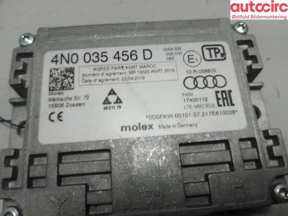 Diverse deler til VW ID.4 2020-->>  (VOLKSWAGEN|4N0 035 456 D|)