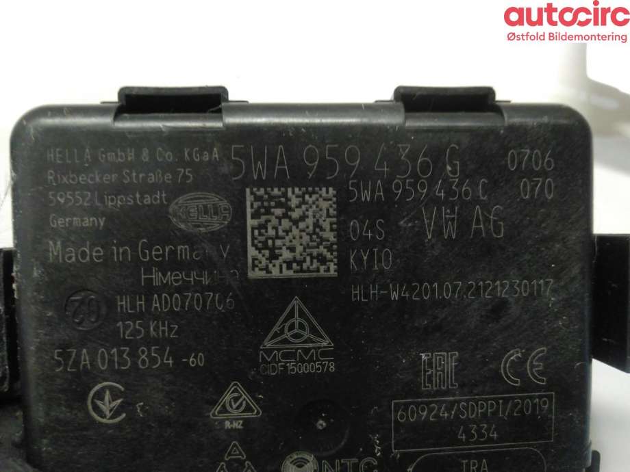 Styreenhet nøkkelfri/keyless til VW ID.4 2020-->>  (VOLKSWAGEN|5WA 959 436 AB||5WA 959 436 G)