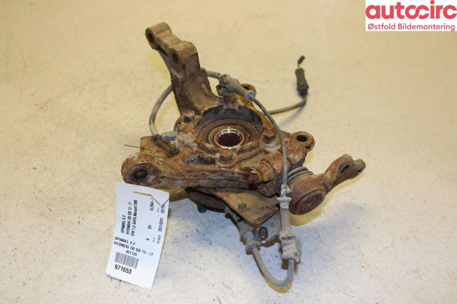Hjulspindel venstre foran til Hyundai i30 2012-2017 (Type II) (HYUNDAI|51715A6000|)