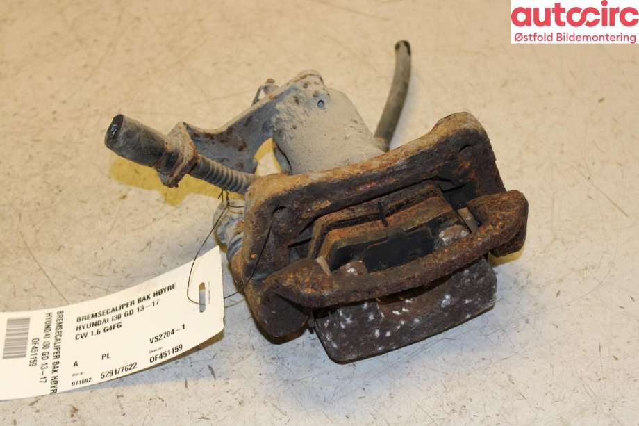 Bremsecaliper høyre bak til Hyundai i30 2012-2017 (Type II) (HYUNDAI|58400A6300|)