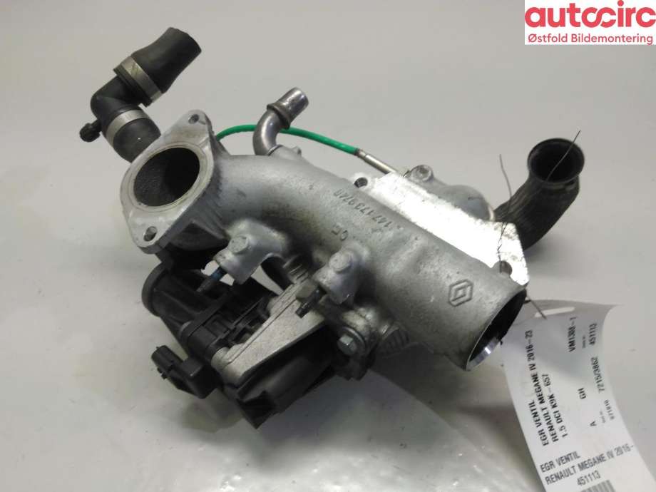 EGR-ventil til Renault Megane 2016-->> Type IV (RENAULT|147107172R|)