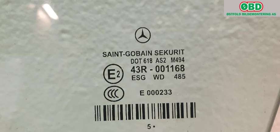 Siderute venstre foran til Mercedes CLS 2004-2010 (C219) (C219) (MERCEDES|A 219 725 07 10|)