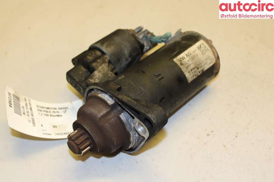 Starter diesel til VW Polo 2009-2014 (Type V, Fase 1) (VOLKSWAGEN|)