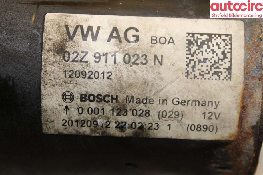Starter diesel til VW Polo 2009-2014 (Type V, Fase 1) (VOLKSWAGEN|)