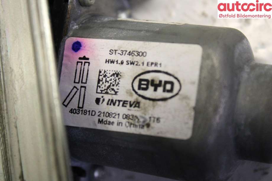 Ruteheis venstre bak til BYD Tang 2020-->>  (BYD|)