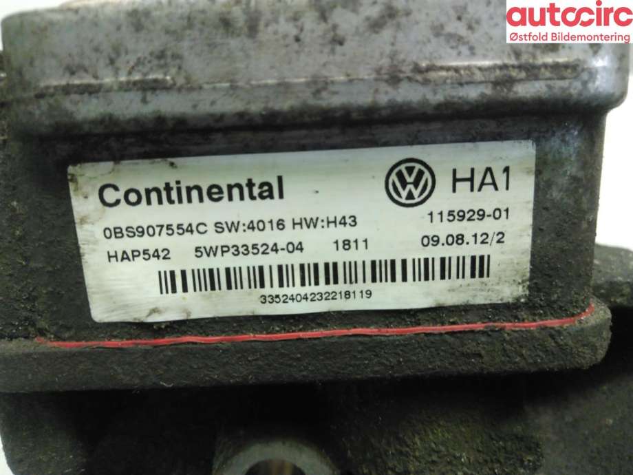 Kardang klokke bak til VW Passat 2011-2015 (B7) (B7) (VOLKSWAGEN|0BS 525 554 B|)