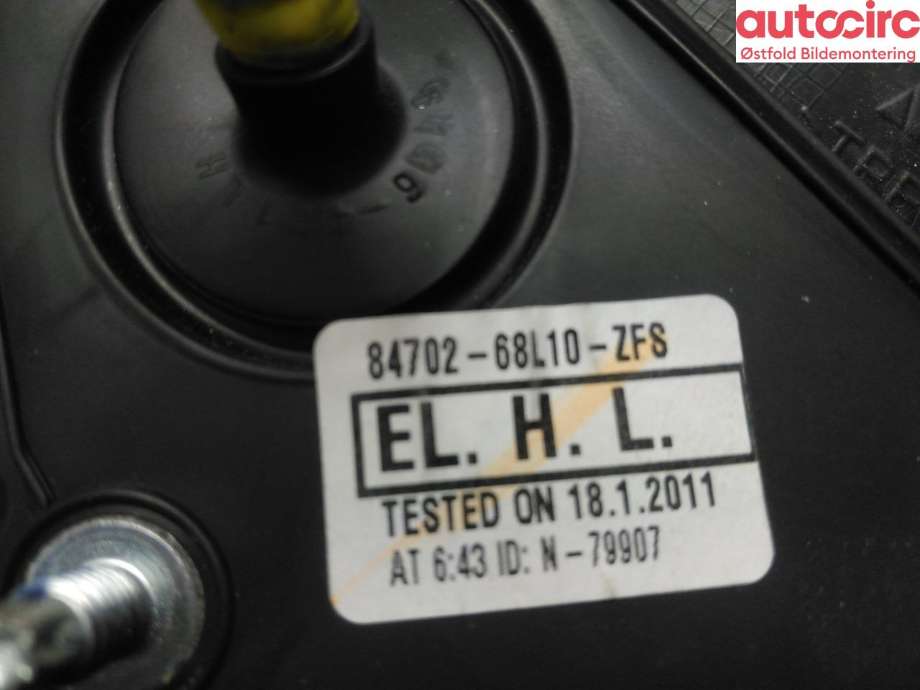 Speil venstre til Suzuki Swift 2011-2017  (|84702-68L10-ZFS)