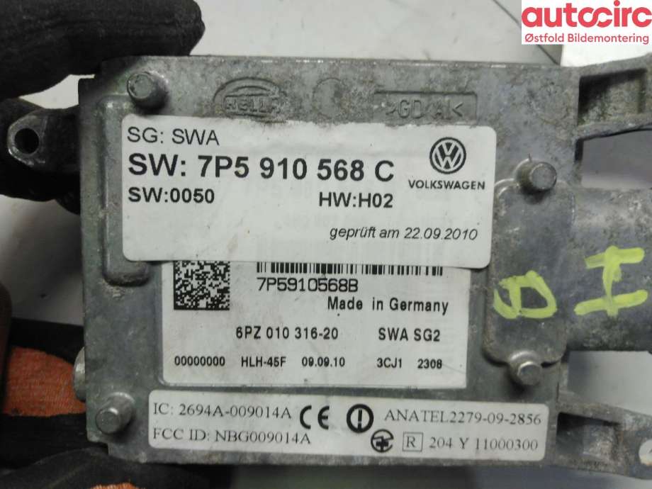 Sensor diverse til Porsche Cayenne 2010-2017 (92A) (92A) (PORSCHE|958 618 568 01||7P5910568C)